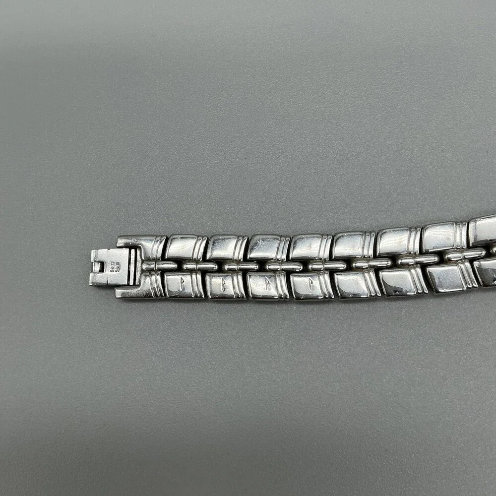 ESQ Swiss E5126 Womens Watch 24mm MOP Dial Stainless Band New Battery 7.5